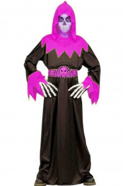Costume Halloween Bambino spirito della morte Viola