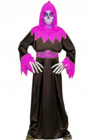 Costume Halloween Bambino spirito della morte Viola