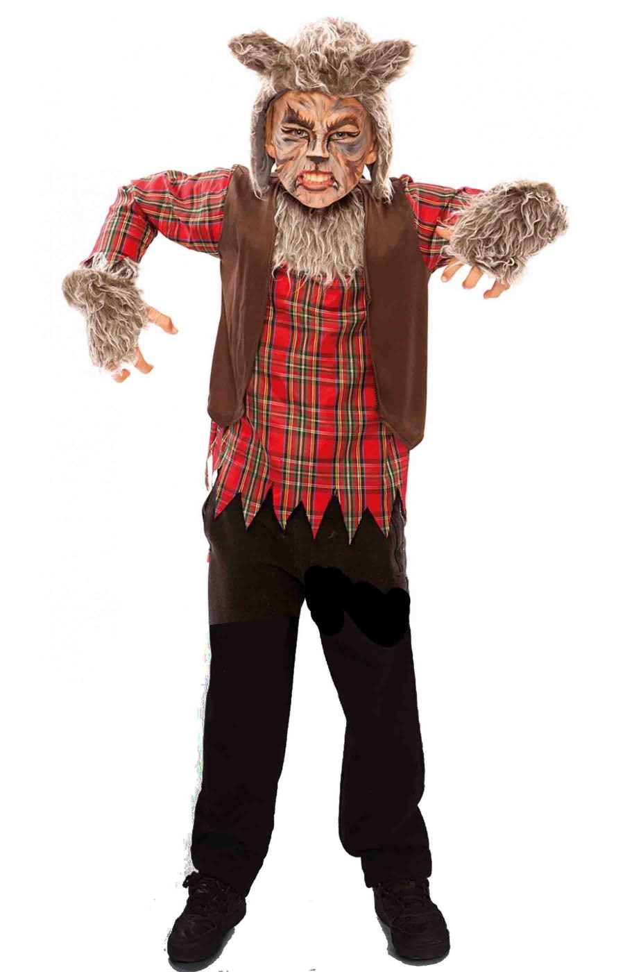 Costume Halloween da bambino da uomo lupo Costume Halloween da bambino da uomo lupo
