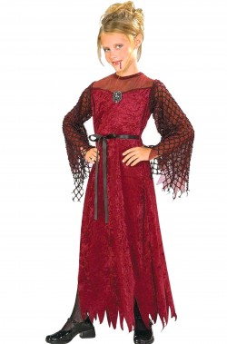 Costume Halloween Bambina Dama Gotica vampira