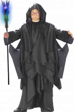 Costume medievale mantello mago negromante