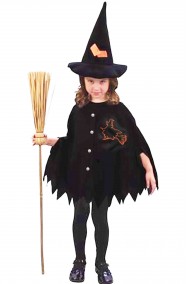 Costume Halloween Bambina economico strega volante