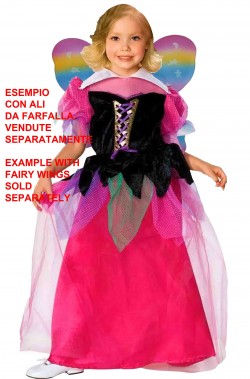 Costume da farfalla bambina piccola De Luxe