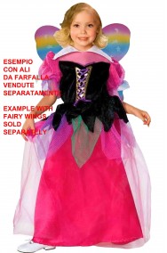 Costume da farfalla bambina piccola De Luxe