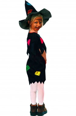 Costume Halloween economico in offerta Strega Bambina piccola