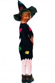 Costume Halloween economico in offerta Strega Bambina piccola