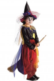 Vestito da bambina da Strega fattucchiera del bosco incantato