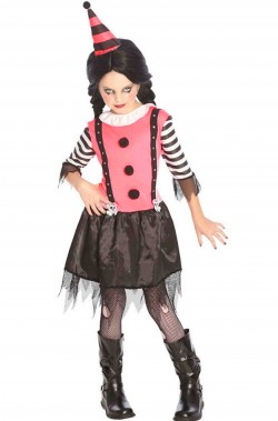 Clown Horror Costume carnevale Bambina