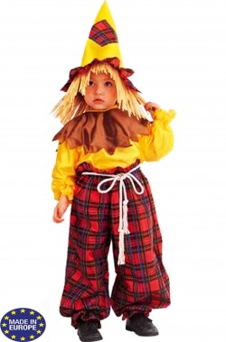 Vestito di carnevale bambino da Spaventapasseri 5 anni non cinese