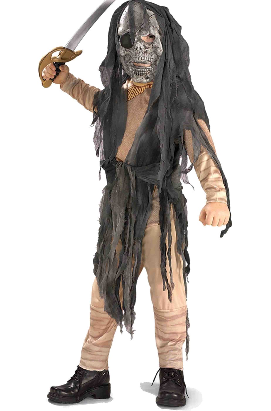 Costume Halloween Bambino Pirata fantasma della Luna Piena Costume Halloween Bambino Pirata fantasma della Luna Piena