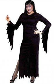 Costume Halloween donna vestito dama nera taglia xl