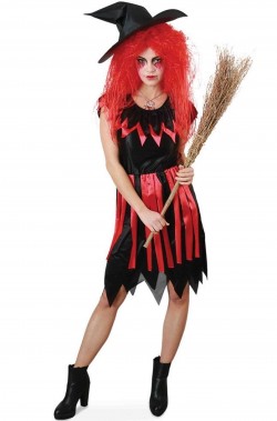 Costume Halloween donna diavola o strega