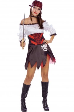 Costume da piratessa punk sexy