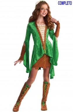 Costume medievale Lady Maid Marion