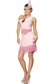 Costume donna indiana rosa pastello matrimonio indiano