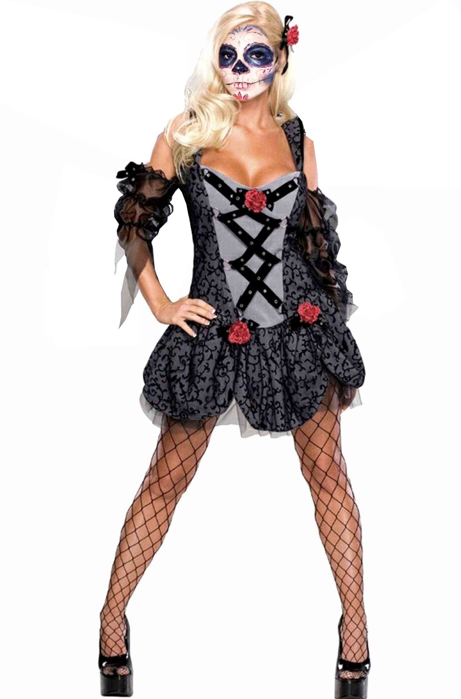 Costume Halloween Dia de Los Muertos Costume Halloween Dia de Los Muertos