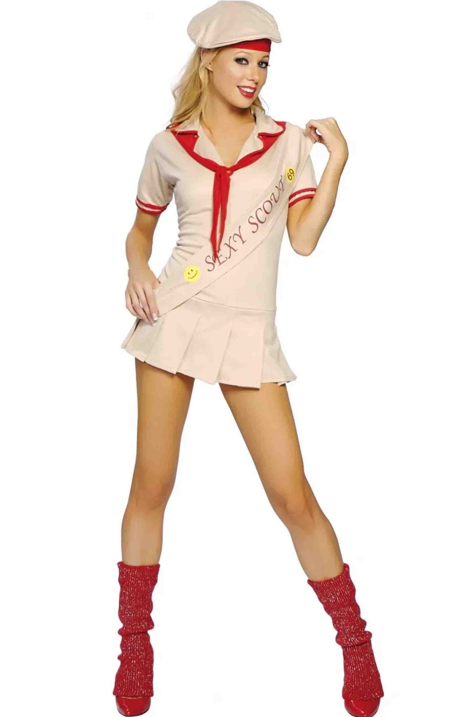 Costume carnevale Scout sexy per addio al nubilato