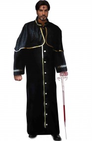 Costume Halloween da esorcista adulto
