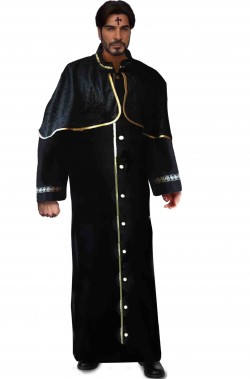 Vestito Halloween Esorcista sacerdote