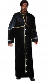 Vestito Halloween Esorcista sacerdote