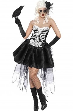 Vestito di Halloween da Donna sexy scheletro