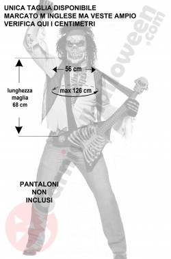Costume Halloween Zombie Rocker