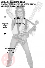 Costume Halloween Zombie Rocker