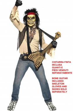 Costume uomo Halloween zombie rocker metallaro