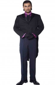Costume uomo maggiordomo vittoriano inglese
