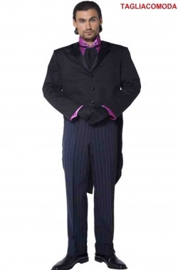 Costume Halloween uomo maggiordomo vittoriano