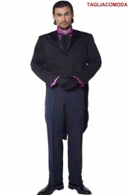 Costume Halloween uomo maggiordomo vittoriano