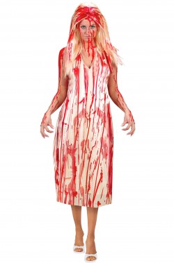 Costume Halloween donna Carrie lo sguardo di satana