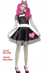 Vestito di Halloween da bambola rotta