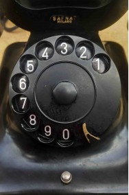 Telefono anni 30 o anni 40 storico nero