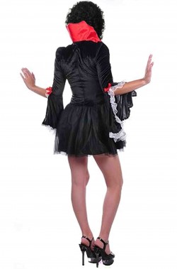 Vestito di Halloween donna elegante Vampira burlesque