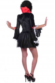 Vestito di Halloween donna elegante Vampira burlesque