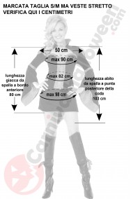 Costume da coniglietta di Playboy vampira