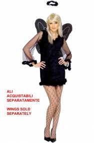 Costume di Halloween da donna taglia M angelo nero