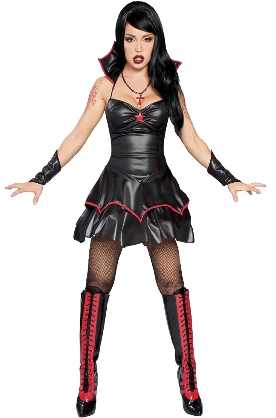 Costume di Halloween da donna di vinile Costume di Halloween da donna di vinile