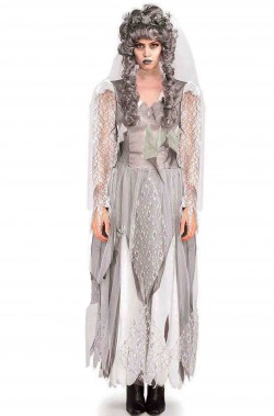 Costume di Halloween Beetlejuice Barbara Maitland evocata
