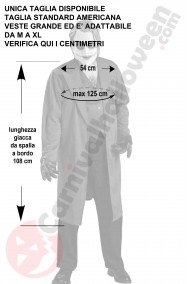 Misure del costume del Joker di Heath Ledger