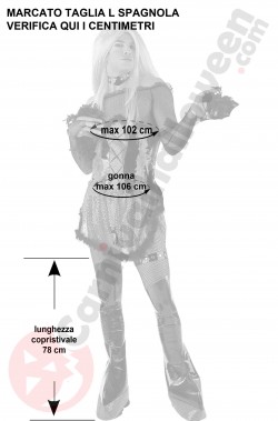 Misure costume da drag queen uomo