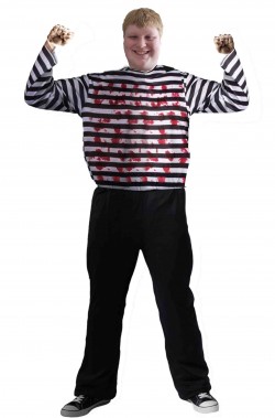 Costume Halloween di Pugsley Addams fratello di Mercoledì