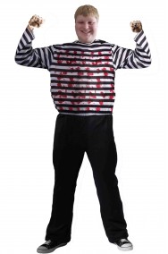 Costume Halloween di Pugsley Addams fratello di Mercoledì