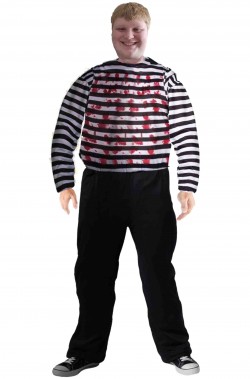 Costume di Pugsley Addams insanguinato