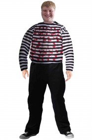Costume di Pugsley Addams insanguinato