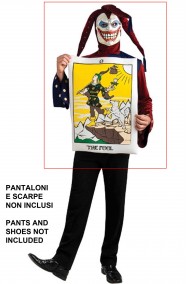 Costume Halloween carta da gioco la Matta