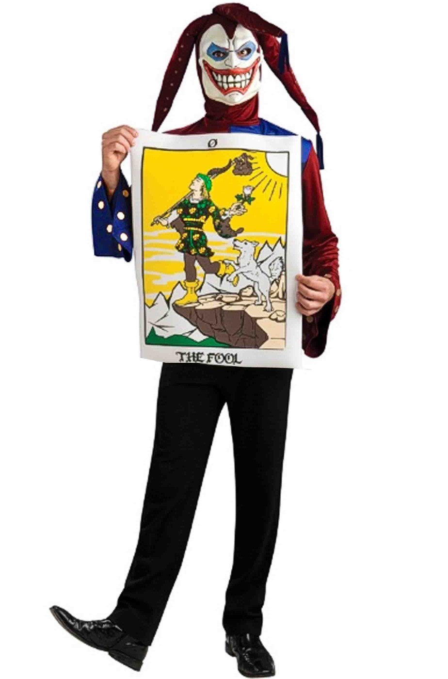 Costume Halloween carta dei tarocchi La Matta Costume Halloween carta dei tarocchi La Matta