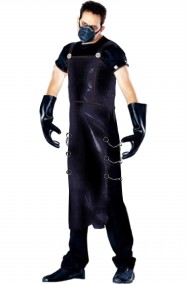 Vestito Halloween adulto infermiere sanguinario