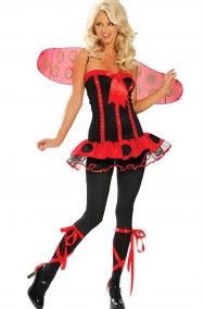 Vestito da coccinella lady bug roma costumes